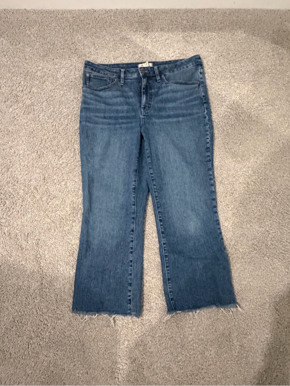 Madewell Raw-Hem curvy demi boot